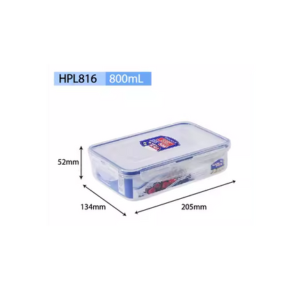 LocknLock Classic Food Container (HPL816 Rectangle - 800ml / 27oz)