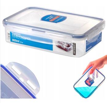 LocknLock Classic Food Container (HPL816 Rectangle - 800ml / 27oz)