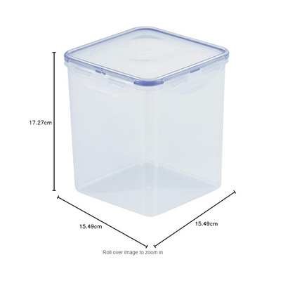 LocknLock Classic Food Container (HPL822B Square - 2.6L / 88oz)