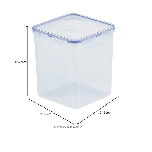 LocknLock Classic Food Container (HPL822B Square - 2.6L / 88oz)