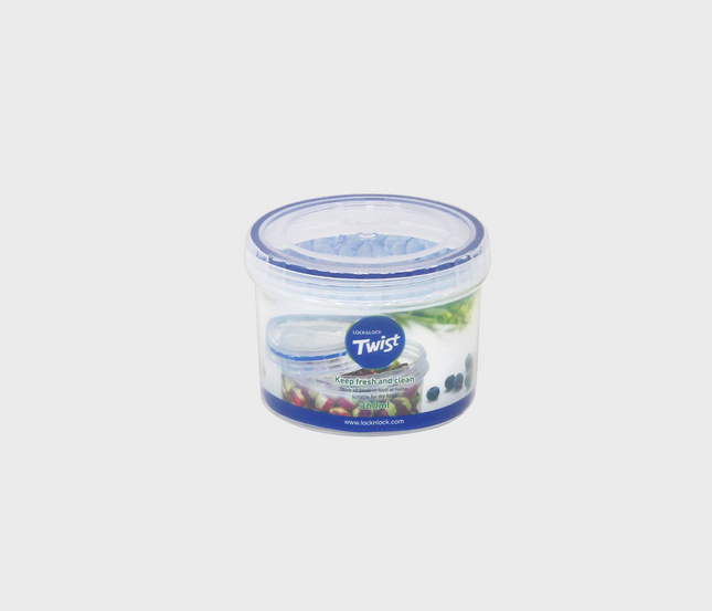 LocknLock Twist Food Container (LLS121 Round - 360ml / 12oz)