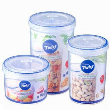 LocknLock Twist Food Container (LLS121 Round - 360ml / 12oz)