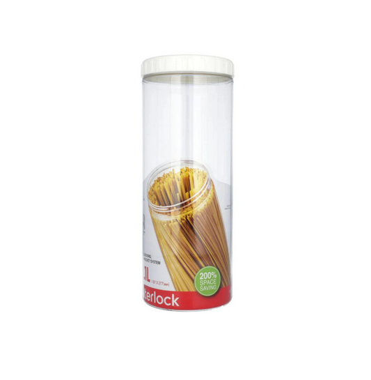LocknLock Interlock Space Saving Food Container (INL403 Large Cylinder - 2.1L / 71oz)