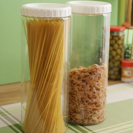 LocknLock Interlock Space Saving Food Container (INL403 Large Cylinder - 2.1L / 71oz)