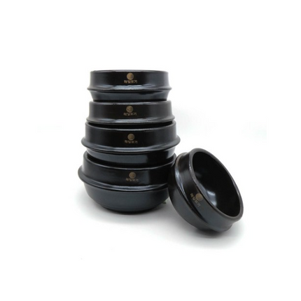 Korean Ttukbaegi Earthenware Soup Bowls – Standard Type - Authentic Clay Pots for Stews/Soups/Noodles/Rice - Made in Korea - 7 Sizes