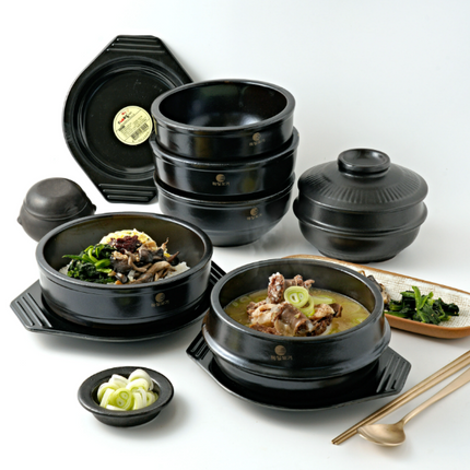 Melamin Base for Korean Ttukbaegi Earthenware Soup Bowls/Pots - Made in Korea - Comes in 5 sizes