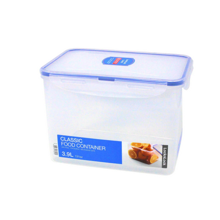 LocknLock Classic Food Container (HPL829 Rectangle - 3.9L / 131oz)