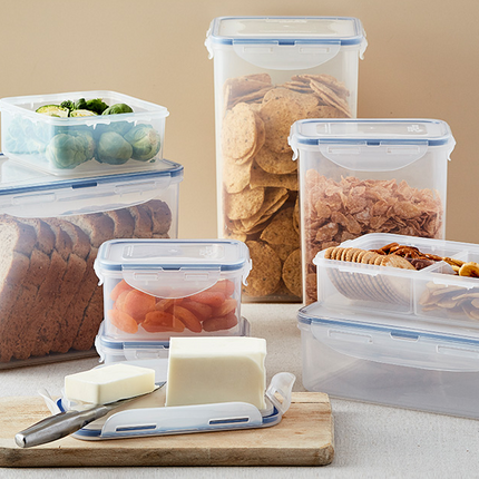 LocknLock Classic Food Container (HPL829 Rectangle - 3.9L / 131oz)