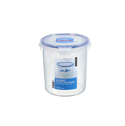 LocknLock Classic Food Container (HPL933B Round/Cylinder - 1.4L / 47oz)