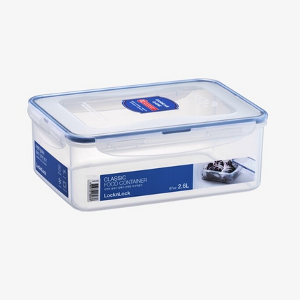 LocknLock Classic Food Container (HPL826 Rectangle - 2.6L / 87oz)