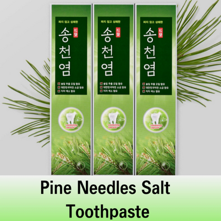 "Median" Pine Needles & Medicinal Salt Toothpaste - Made in Korea