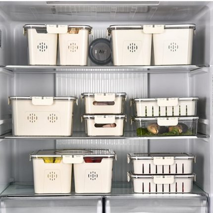 Small Snap-Lock Storage Organizer Container w/ 4 Removable Solid Compartments & Clear Lid