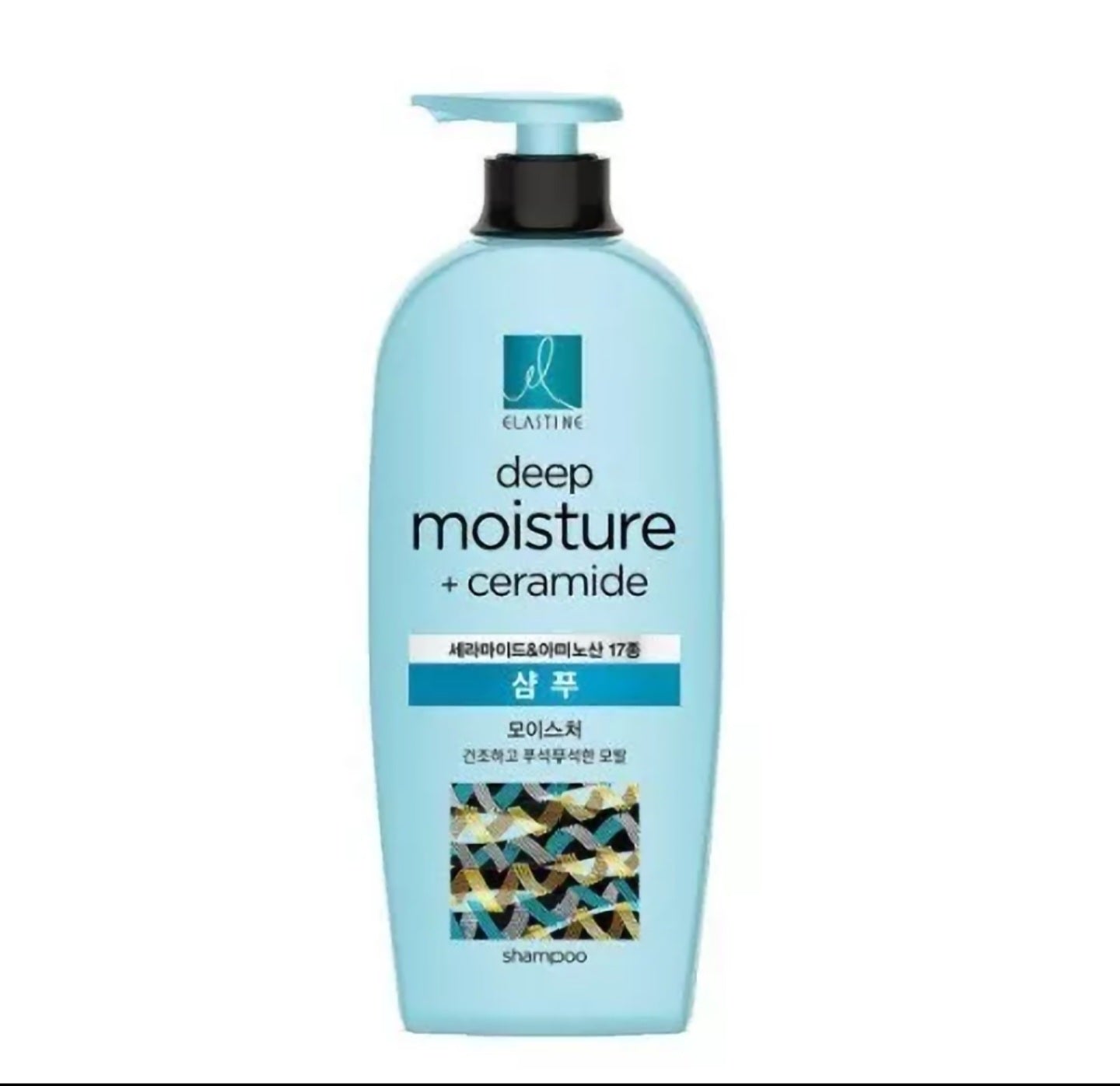 Elastine Phytokeratin Deep Moisture + Ceramide Shampoo/Conditioner (by LG) - Made in Korea
