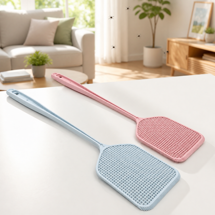 Illjo Clean Fly Swatter with Detachable Tweezers – 20 in. (50.8 cm) – Made in Korea