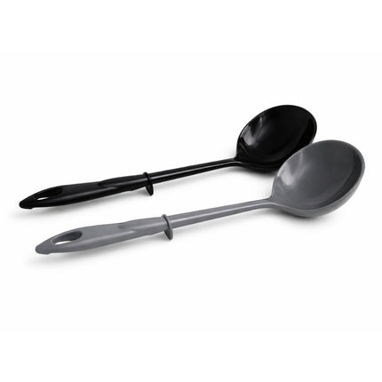 Small Heat Resistant Nylon Turners/Ladles (8 in / 20.3 cm) - 2 Colors (4 Options) - Cooking Spoons/Spatulas