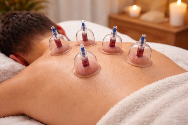 Hansol Korean Premium Acupuncture Cupping Therapy Set (19 Vacuum Cups, Vacuum Pump, 10 Pressure-Point Inserts, Extension Hose) - Made in Korea (KFDA-Registered)