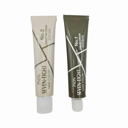 Paon Seven-Eight Permanent Hair Color Cream (4 Colors) – Fast Gray Coverage – Formulated in Japan - Hair Dye
