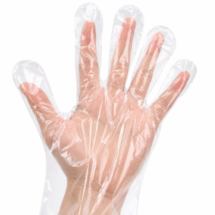 "Good Pop-Up" (400 Ct) Disposable LDPE Vinyl Gloves - Made in Korea