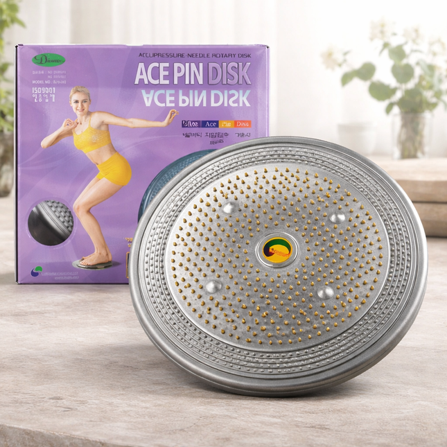 Diana Ace Pin Disk Acupressure Foot Massage Twisting Exercise Board – Made in Korea
