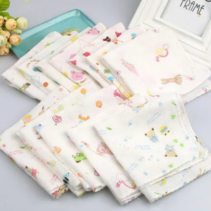 Baby Burp Cloths (10-pack) - Soft cotton gauze