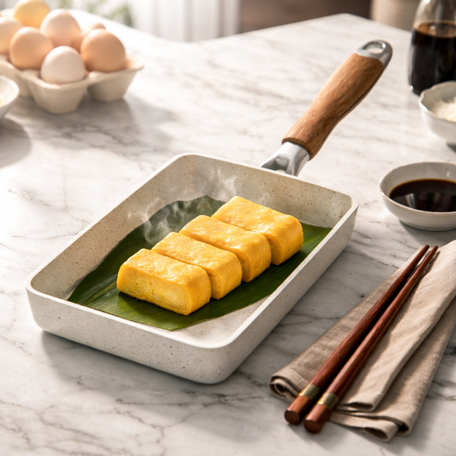 "I ❤️ my kitchen" Non-Stick Rectangle Frying Pan - Gas/Electric/Induction Ready