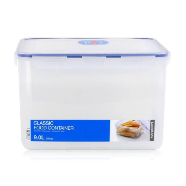 LocknLock Classic Food Container (HPL838 Rectangle with Drain Tray - 9.0L / 304oz)