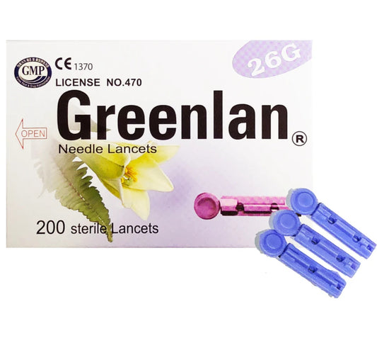 Greenlan Sterile Needle Lancets (200 ct) - Refill Needles for Acupuncture Needle Pen - Made in Korea