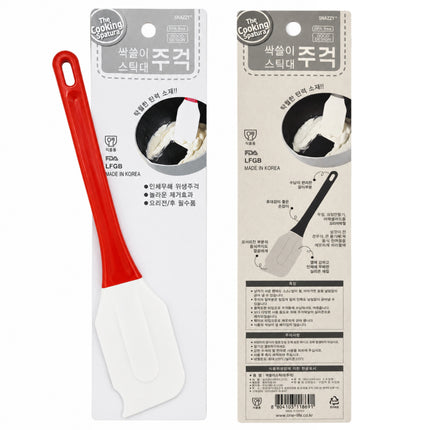 Snazzy Corner Scraping Silicone Cooking Spatula - Made in Korea