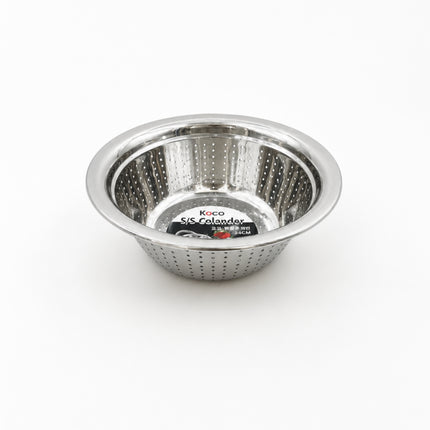 KOCO Premium Stainless Steel Colander – 4 Sizes (24 cm, 28 cm, 32 cm, or 36 cm) / (9.4", 11.0", 12.6", or 14.2")