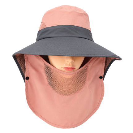 New Safari SunShield Lightweight Sun Hat – Wide Brim Sun Hat with Removable Mesh Face Shield & Dual-Layer Neck Guard, Adjustable Fit (3 Colors)