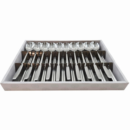 Kitsm Korean Stainless Steel Spoon & Chopsticks Set (10 Person Set) - Classic Plain Design - Made in Korea