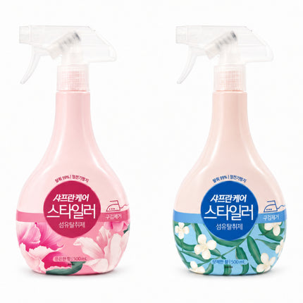 LG Safron Care Fabric Refresher Spray, 16.9 fl oz (500 mL) - Odor, Wrinkle & Static Control, Sweet Breeze or Soft Floral - Made in Korea