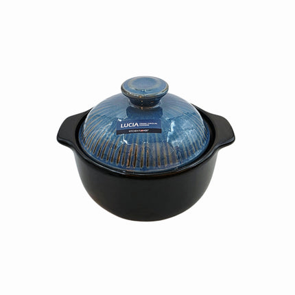Kitchen Flower Lucia Ceramic Porcelain Cookware Hot Pot & Lid (3 Sizes) – Made in Korea