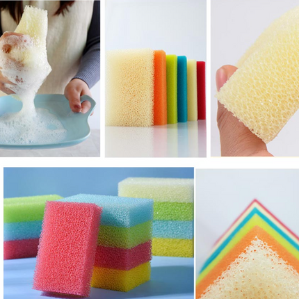 Dolphin New-Concept Filter Dish Sponge 2-Pack | Scratch-Free, Fast-Dry Mesh Cleaning Sponge/Scrubber
