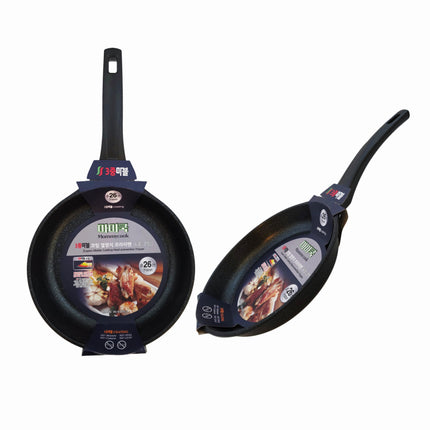 Mommycook 6-Layer Marble Coating Frying Pan with Heat-Resistant Handle (4 Sizes) - Made in Korea