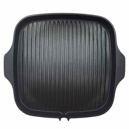 Verochic Square Korean Grill Pan 33 x 33cm (13" x 13") - Titanium MegaStone Coating - Made in Korea