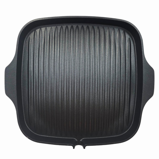 Verochic Square Korean Grill Pan 33 x 33cm (13" x 13") - Titanium MegaStone Coating - Made in Korea