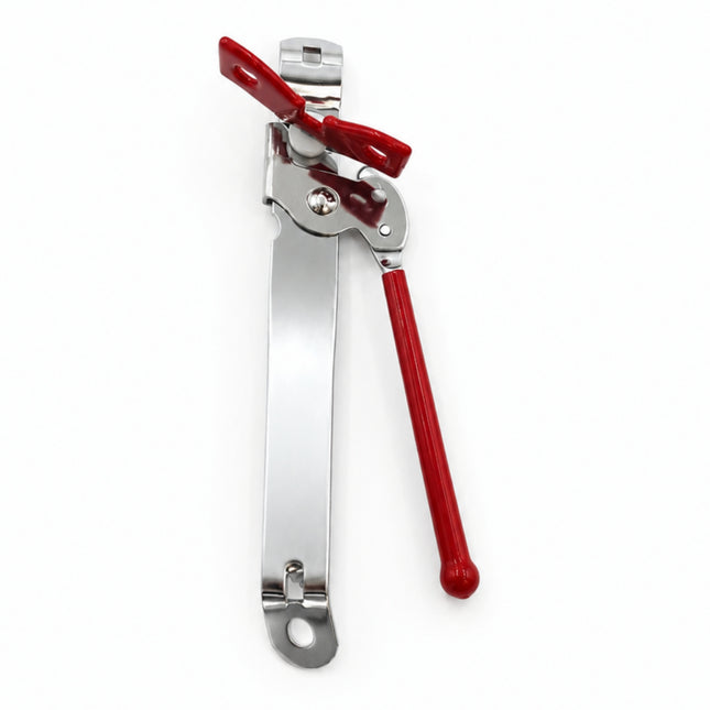 Kaizen Multipurpose Stainless Steel Can Opener with Bottle Opener – Hand Crank Manual Can Opener