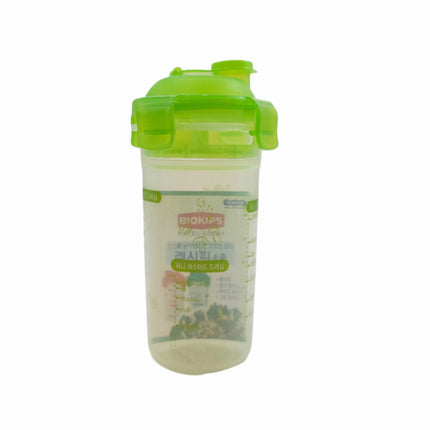 Komax Biokips Dressing Shaker Bottle - 500 ml / 16.9 fl oz - Leakproof 4-Lock Lid - Made in Korea