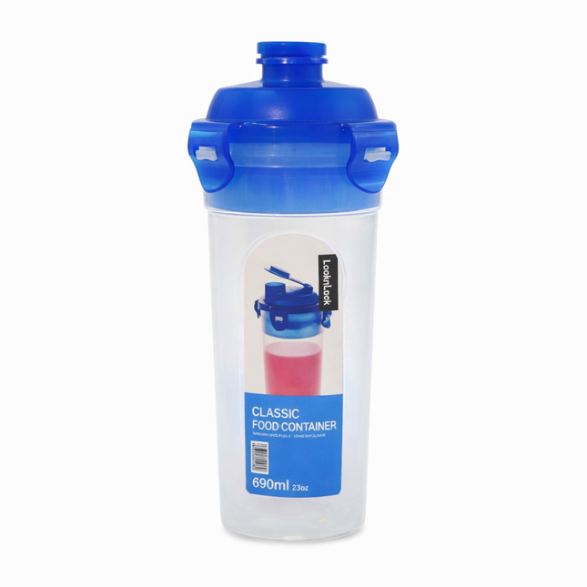 LocknLock Leakproof Drink Mixer Bottle with Mesh – 690ml Flip-Top - BPA-Free - Made in Vietnam