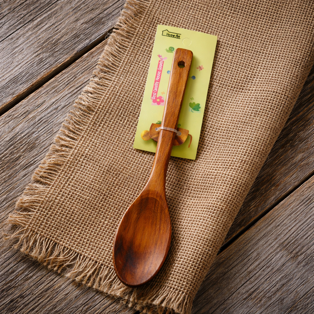 Home Art Lacquered Wooden Cooking Spoon – 31cm/12.2" Long