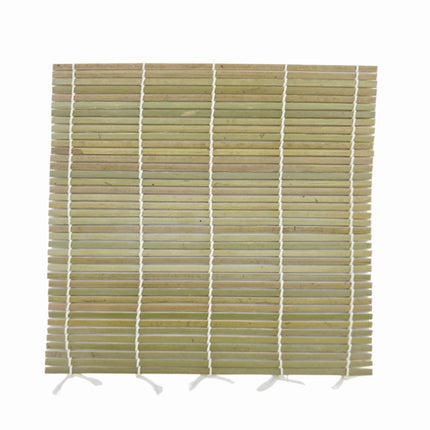 Kaizen Wide-Slat Bamboo Sushi Gimbap Rolling Mat - 9.5 x 9.5 Inches