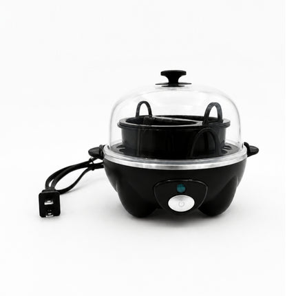 Elite Gourmet Automatic Easy Egg Cooker (7 Egg Capacity) – Electric Egg Boiler, Poacher & Omelet Maker
