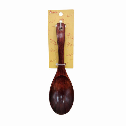 Dasom Solid Natural Wood Oval Ladles – Elongated Scoop Design (3 Sizes)