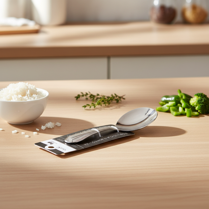 Kaizen Stainless Steel Rice Scoop/Spoon (Smooth) - Large Size