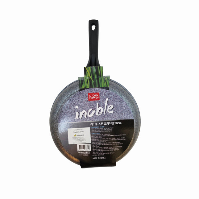 Kitchen Flower "inoble" Stone Coated Nonstick Fry Pan – 28cm (11in) - Made in Korea