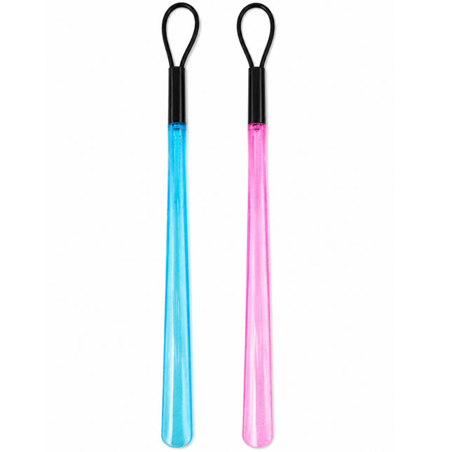 Home Art Extra Long Handle Shoehorn – 23.6" (60 cm) – 2 Colors (Blue or Pink)