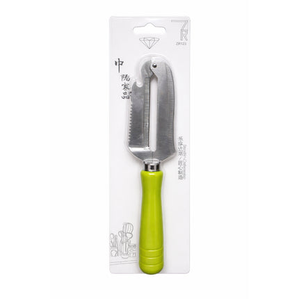 Multi-Function Serrated Peeler Knife - 8 Inches - Stainless Steel Prep Tool