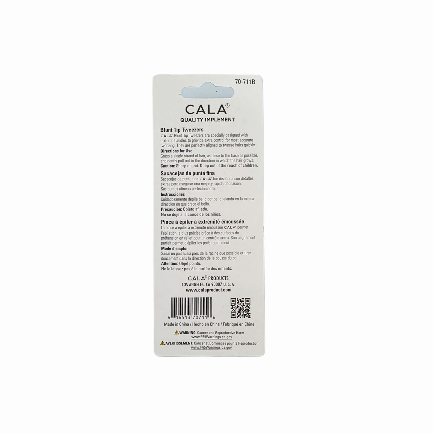 "Cala" Blunt Tip Tweezers