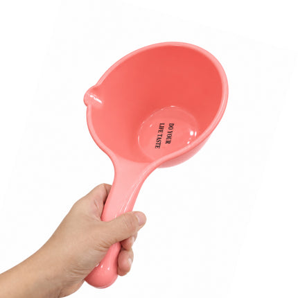 Plastic Water Ladle & Scoop with Pour Spout - 3 Colors